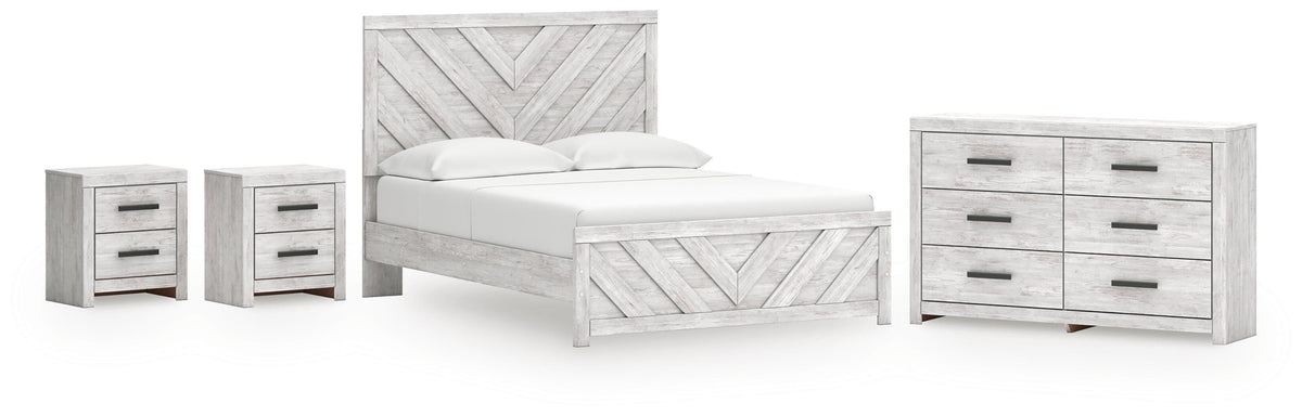 J&M Furniture - Ashley Furniture - Cayboni Queen Panel Bed, Dresser and 2 Nightstands - Queen Panel Bed, Dresser and 2 Nightstands - B3788B13