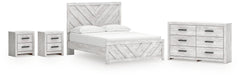 J&M Furniture - Ashley Furniture - Cayboni Queen Panel Bed, Dresser and 2 Nightstands - Queen Panel Bed, Dresser and 2 Nightstands - B3788B13