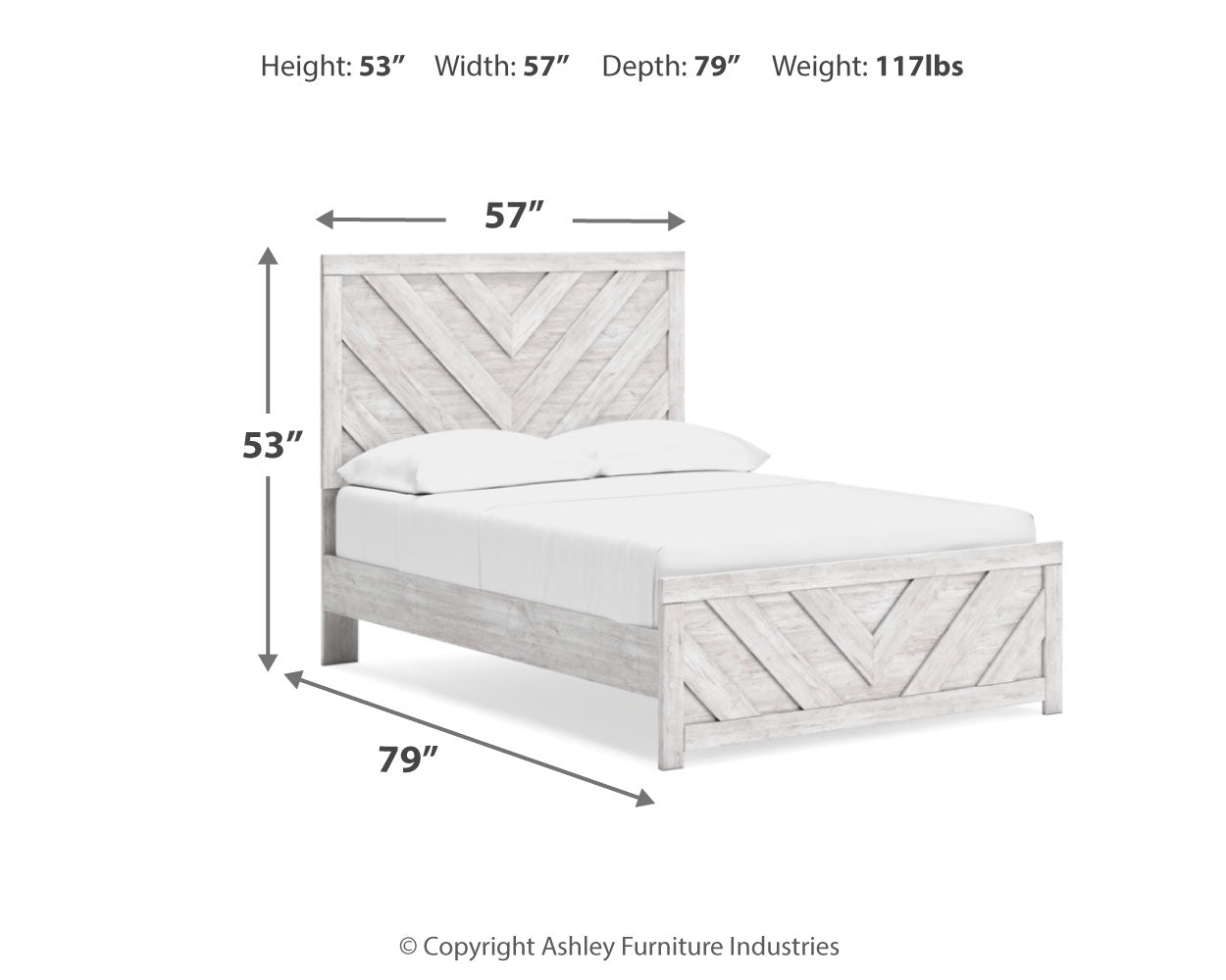 Cayboni Full Panel Bed
