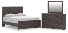 J&M Furniture - Ashley Furniture - Prendonea Queen Panel Bed, Dresser and Mirror - Queen Panel Bed, Dresser and Mirror - B3789B7