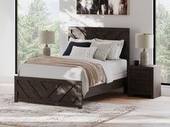 J&M Furniture - Ashley Furniture - Prendonea Full Panel Bed - Full Panel Bed / Charcoal - B3789B3