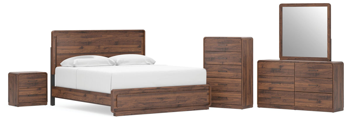 J&M Furniture - Ashley Furniture - Fortlorn Queen Panel Bed, Dresser, Mirror, 2 Chests and 2 Nightstands - Queen Panel Bed, Dresser, Mirror, 2 Chests and 2 Nightstands - PCB386B12