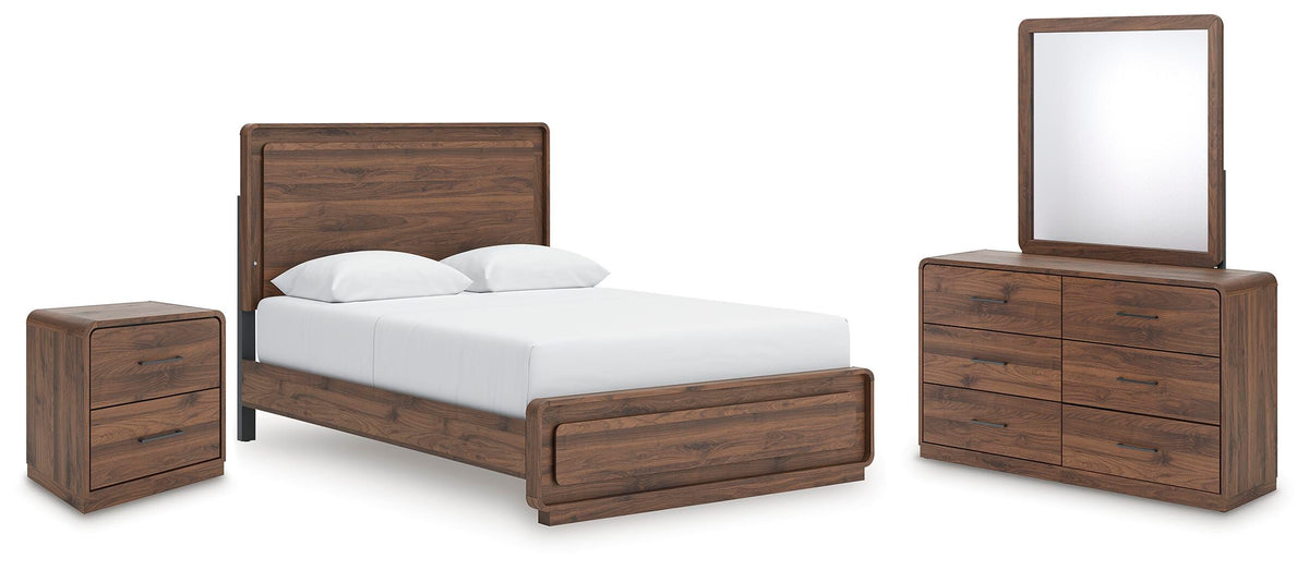 J&M Furniture - Ashley Furniture - Fortlorn Queen Panel Bed, Dresser, Mirror and Nightstand - Queen Panel Bed, Dresser, Mirror and Nightstand - PCB386B7