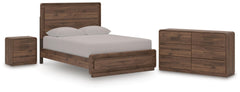Fortlorn Queen Panel Bed, Dresser and Nightstand