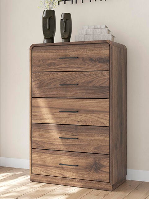 J&M Furniture - Ashley Furniture - Fortlorn Chest of Drawers - Five Drawer Chest - PCB386-46