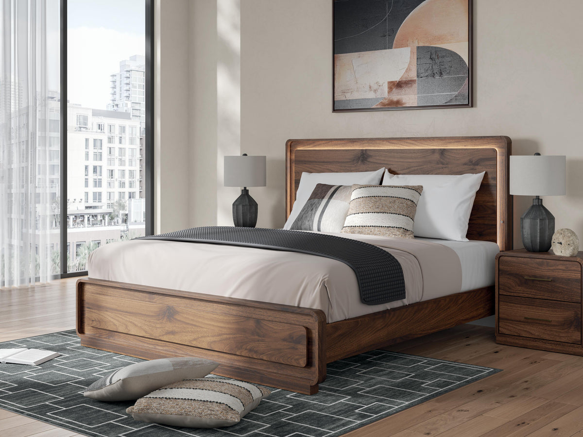 J&M Furniture - Ashley Furniture - Fortlorn King Panel Bed - King Panel Bed - PCB386B4