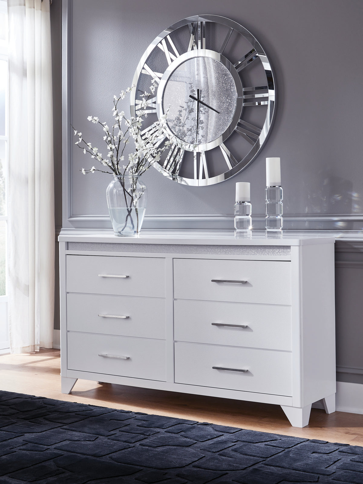 J&M Furniture - Ashley Furniture - Jarlee Dresser - Dresser / White - PCB392-31