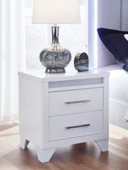 J&M Furniture - Ashley Furniture - Jarlee Nightstand - Two Drawer Night Stand / White - PCB392-92