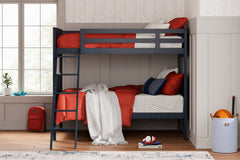J&M Furniture - Ashley Furniture - Nextonfort Twin over Twin Bunk Bed - Twin over Twin Bunk Bed / Blue - B396B2