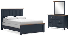 J&M Furniture - Ashley Furniture - Landocken Queen Panel Bed, Dresser and Mirror - Queen Panel Bed, Dresser and Mirror - B414B11