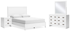 J&M Furniture - Ashley Furniture - Binterglen Queen Panel Bed, Dresser, Mirror and Nightstand - Queen Panel Bed, Dresser, Mirror and Nightstand - B427B14