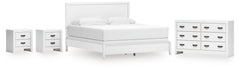J&M Furniture - Ashley Furniture - Binterglen King Panel Bed, Dresser and 2 Nightstands - King Panel Bed, Dresser and 2 Nightstands - B427B20