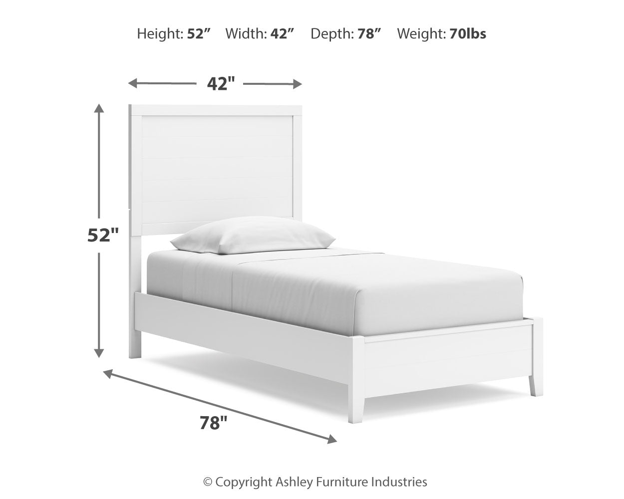 Binterglen Twin Panel Bed