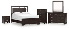 J&M Furniture - Ashley Furniture - Covetown Queen Panel Bed, Dresser, Mirror, Chest and Nightstand - Queen Panel Bed, Dresser, Mirror, Chest and Nightstand - B441B14