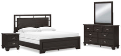 J&M Furniture - Ashley Furniture - Covetown King Panel Bed, Dresser, Mirror and Nightstand - King Panel Bed, Dresser, Mirror and Nightstand - B441B15