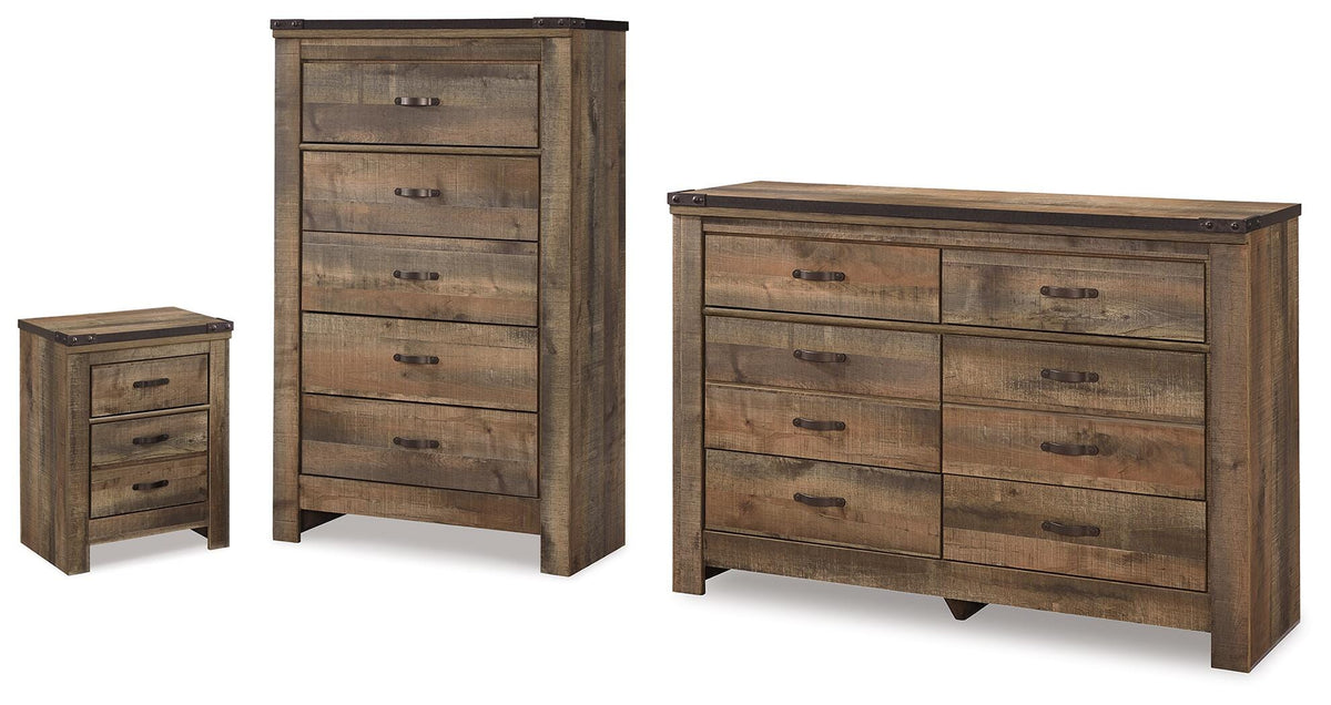 J&M Furniture - Ashley Furniture - Trinell Dresser, Chest and Nightstand - Dresser, Chest and Nightstand - B446B104