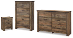 J&M Furniture - Ashley Furniture - Trinell Dresser, Chest and Nightstand - Dresser, Chest and Nightstand - B446B104