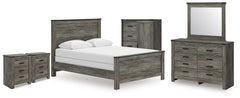 J&M Furniture - Ashley Furniture - Frandern Queen Panel Bed, Dresser, Mirror, Chest and 2 Nightstands - Queen Panel Bed, Dresser, Mirror, Chest and 2 Nightstands - B4480B29