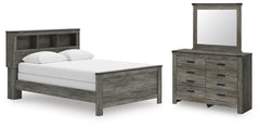 J&M Furniture - Ashley Furniture - Frandern Queen Bookcase Bed, Dresser and Mirror - Queen Bookcase Bed, Dresser and Mirror - B4480B7