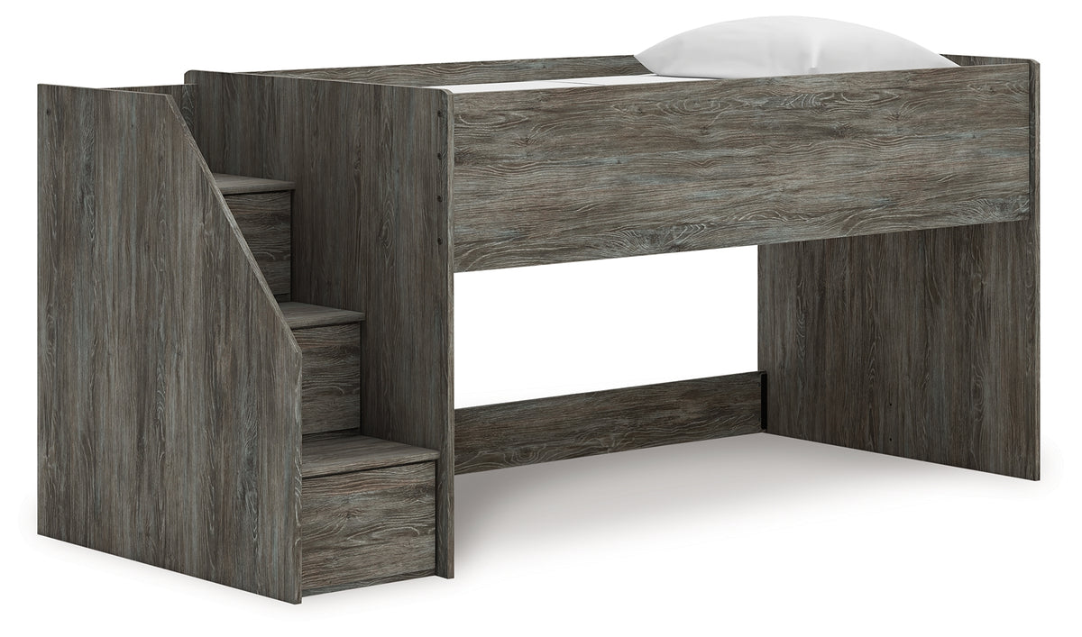 J&M Furniture - Ashley Furniture - Frandern Twin Loft Bed - Twin Loft Bed / Gray - B4480B12