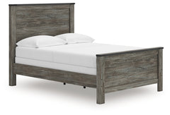 J&M Furniture - Ashley Furniture - Frandern Full Panel Bed - Full Panel Bed / Black/Gray - B4480B19