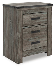 J&M Furniture - Ashley Furniture - Frandern Nightstand - Two Drawer Night Stand / Gray - B4480-92