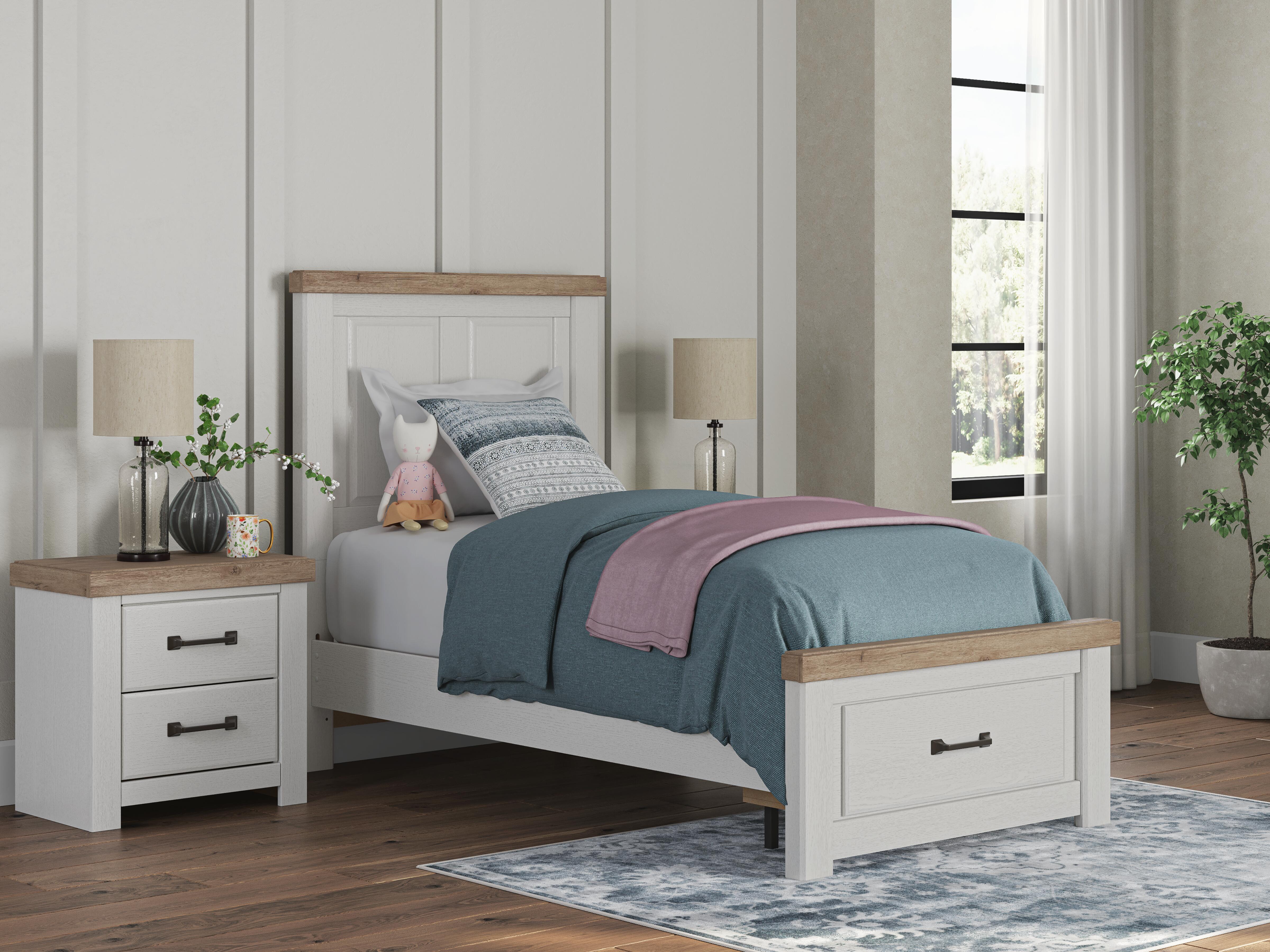 J&M Furniture - Ashley Furniture - Savonport Twin Panel Storage Bed - Twin Panel Storage Bed - B4615B5
