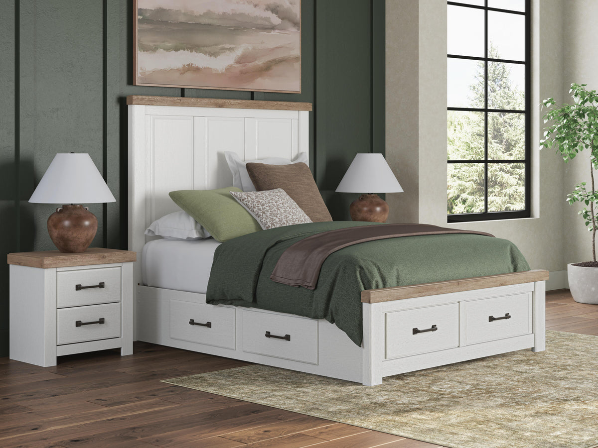 J&M Furniture - Ashley Furniture - Savonport Queen Panel Storage Bed - Queen Panel Storage Bed - B4615B16
