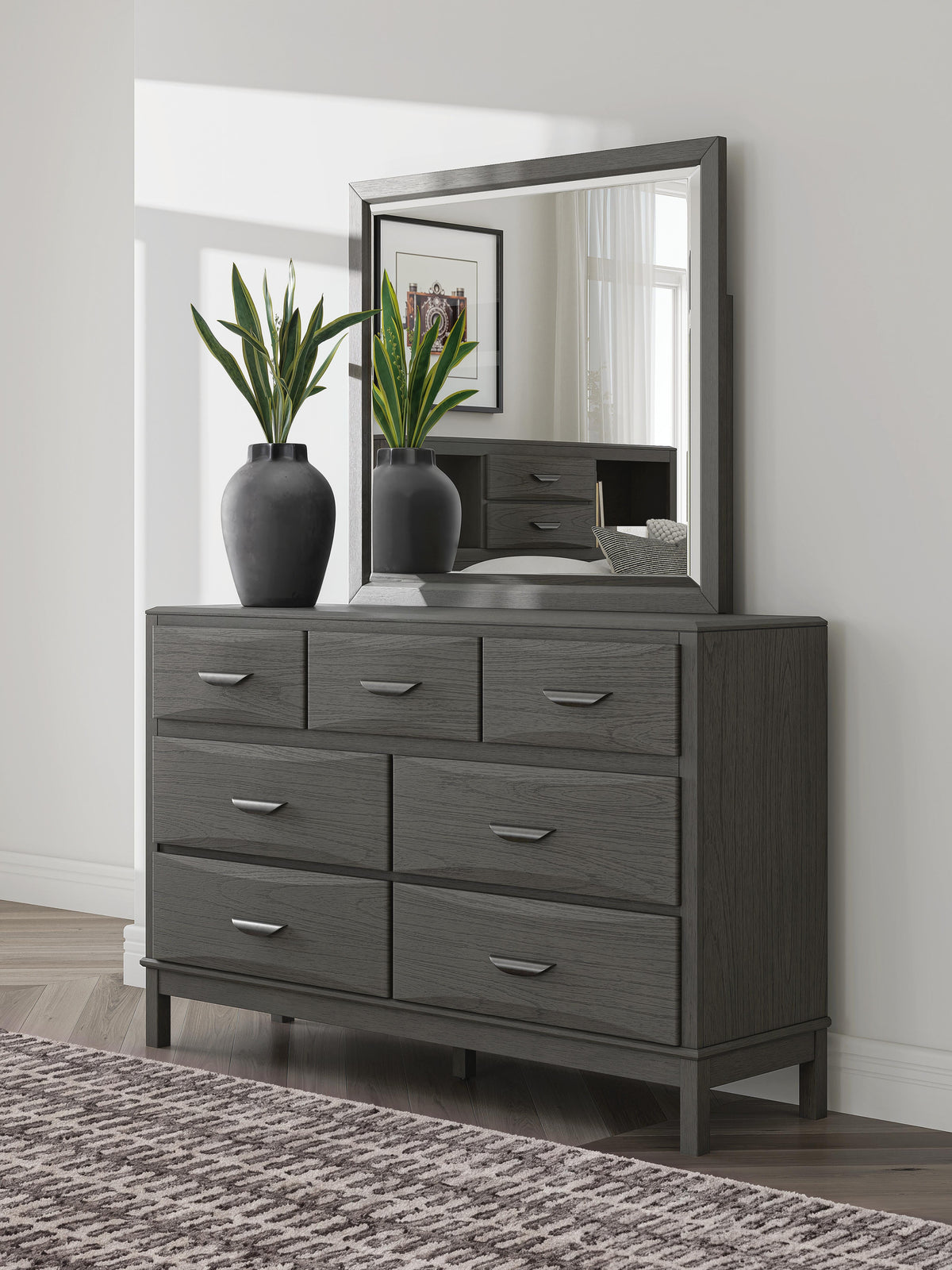 J&M Furniture - Ashley Furniture - Mazing Dresser and Mirror - Dresser and Mirror - PCB478B1