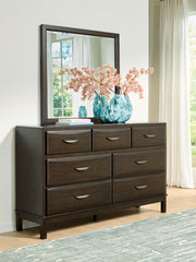 J&M Furniture - Ashley Furniture - Vanmore Dresser and Mirror - Dresser and Mirror / Dark Brown - B479B1