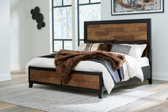 J&M Furniture - Ashley Furniture - Kraeburn California King Panel Storage Bed - California King Panel Storage Bed / Brown/Black - B496B13