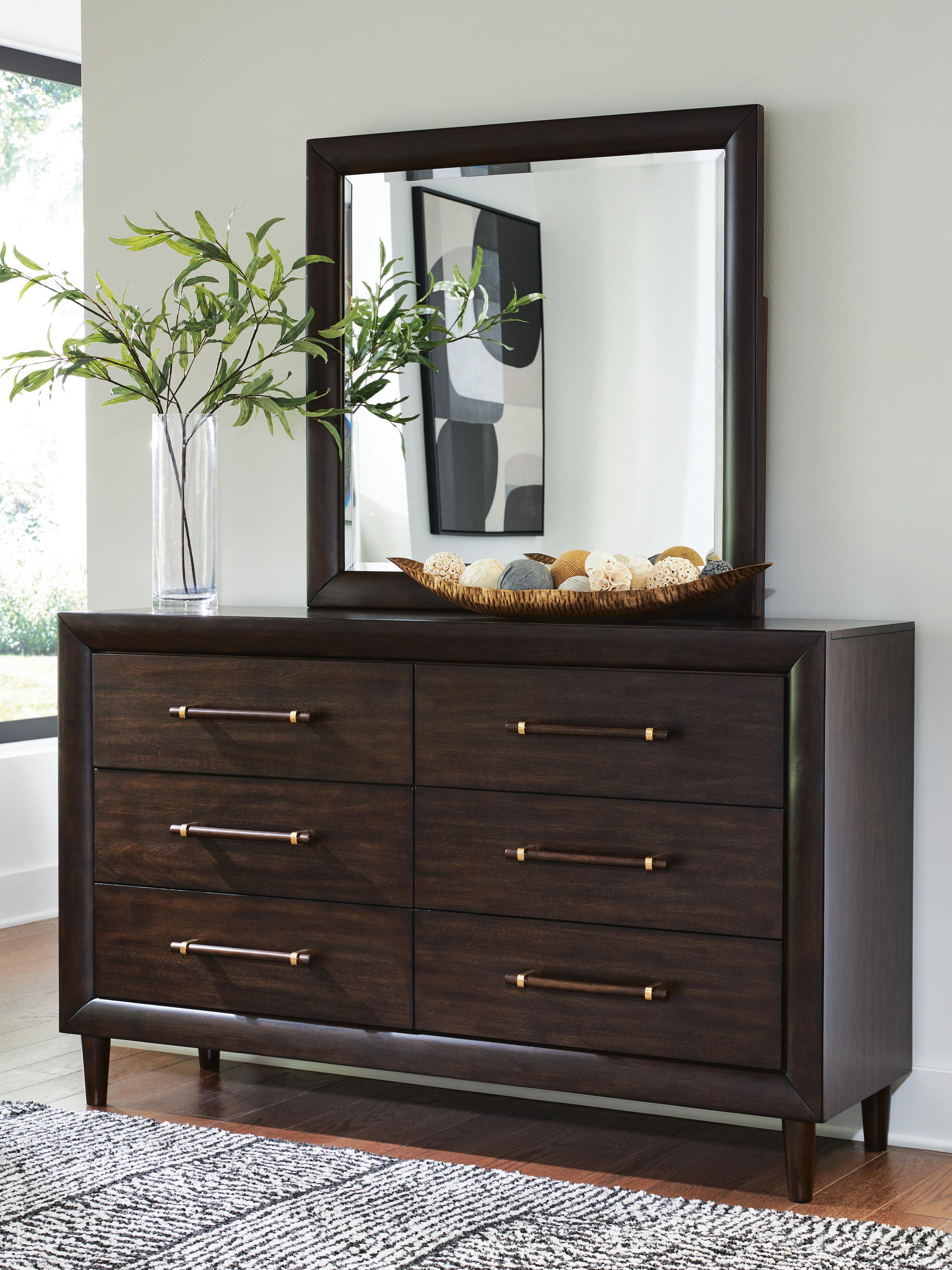 J&M Furniture - Ashley Furniture - Dantenton Dresser and Mirror - Dresser and Mirror - B611B1