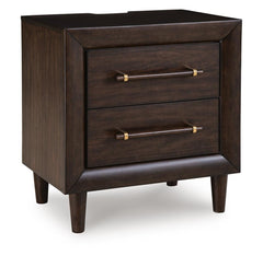J&M Furniture - Ashley Furniture - Dantenton Nightstand - Two Drawer Night Stand - B611-92