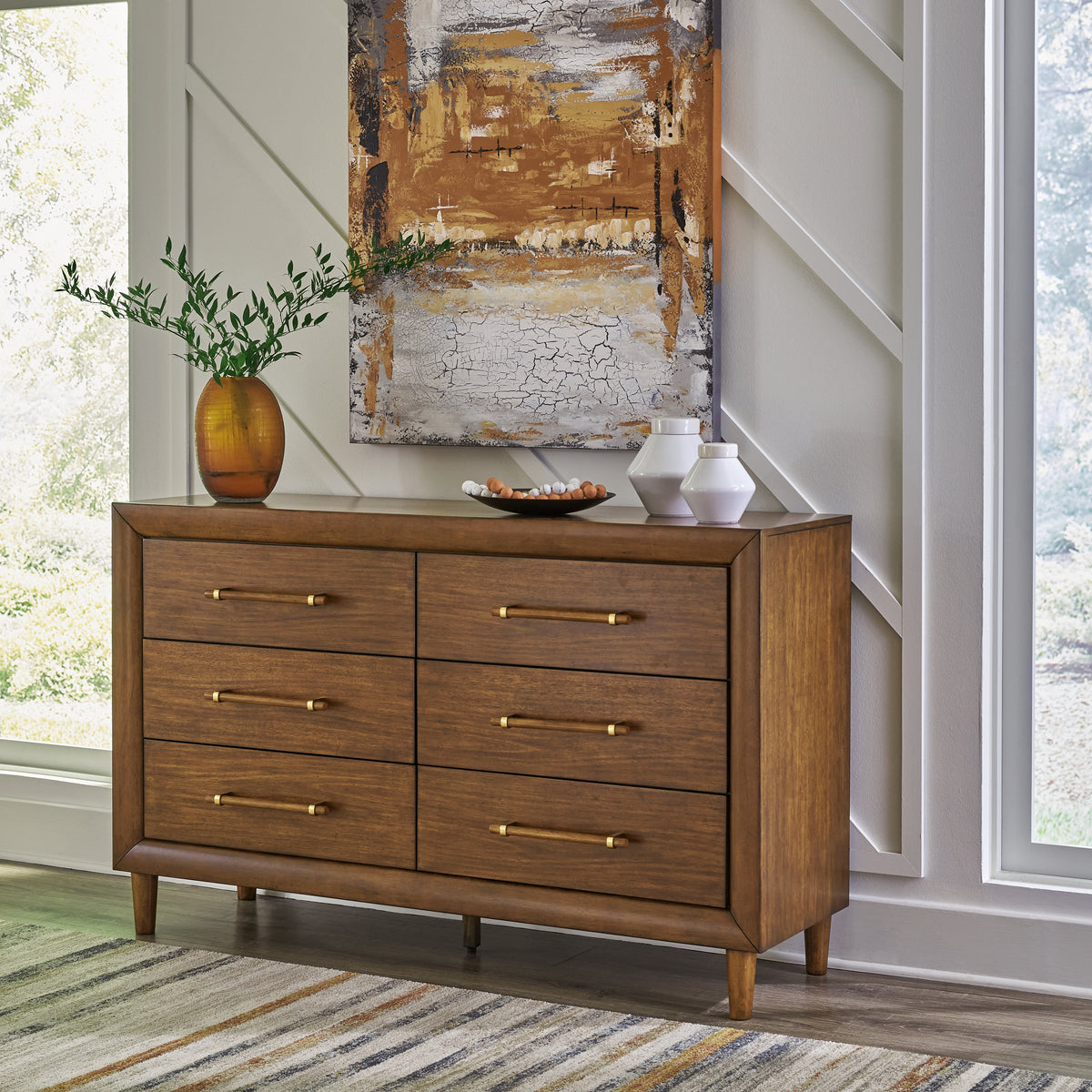 J&M Furniture - Ashley Furniture - Lyncott Dresser - Dresser / Brown - B615-31