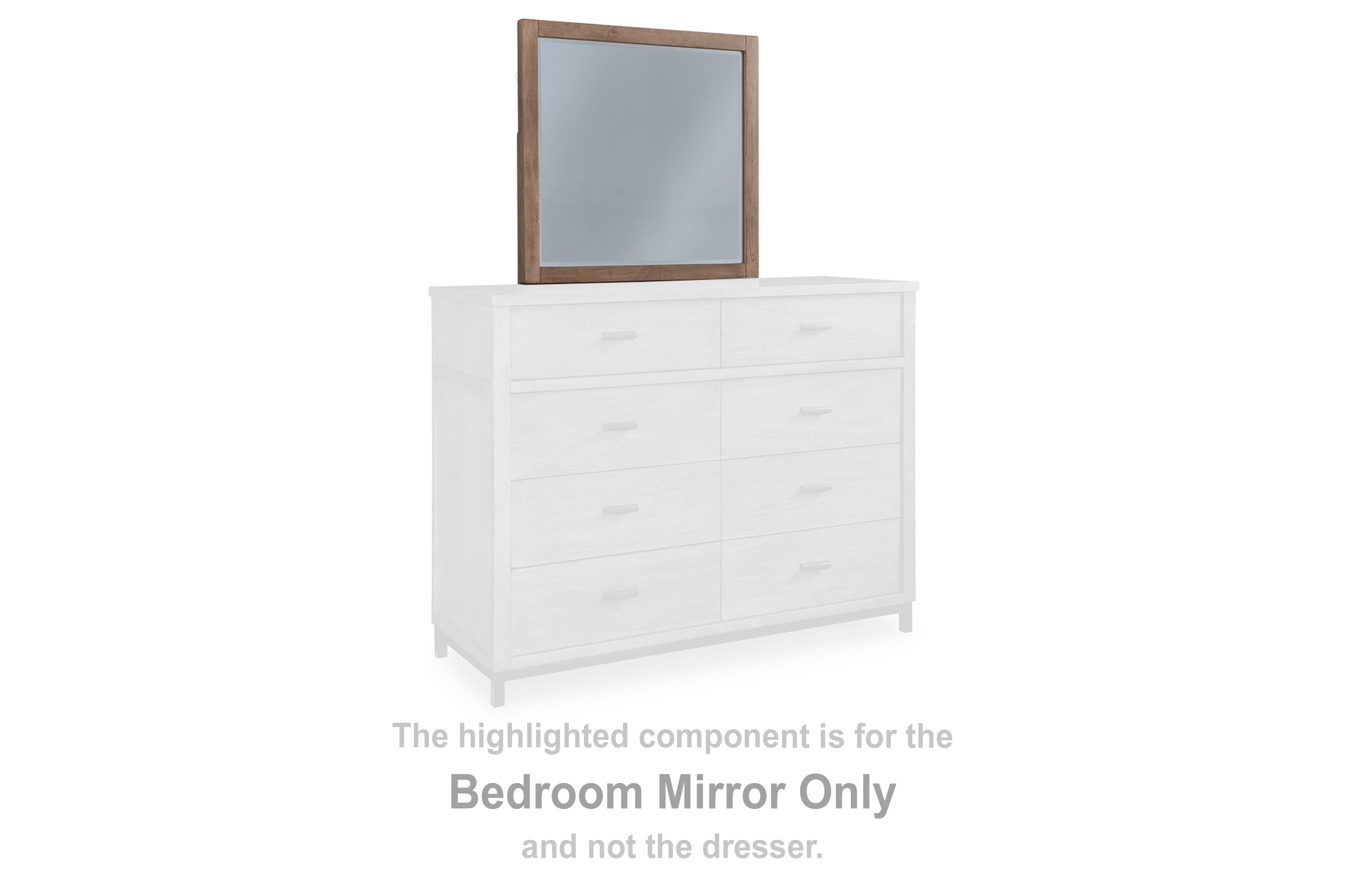 J&M Furniture - Ashley Furniture - Tomtyn Bedroom Mirror - Bedroom Mirror / Light Brown - B622-36