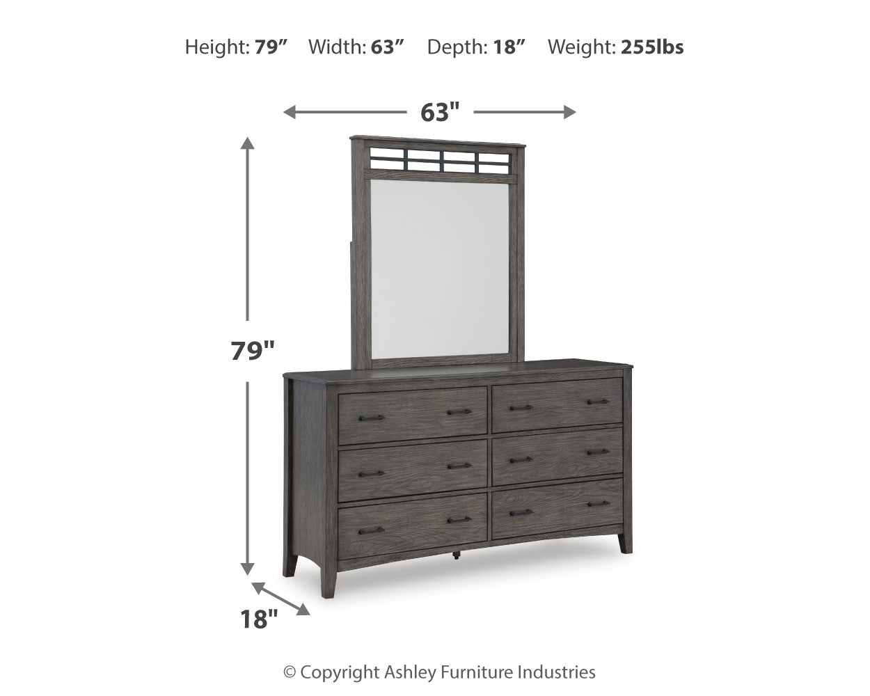 Montillan Dresser and Mirror