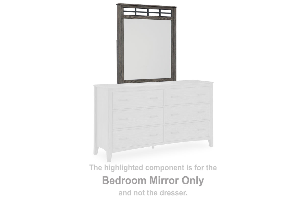 J&M Furniture - Ashley Furniture - Montillan Bedroom Mirror - Bedroom Mirror / Grayish Brown - B651-36