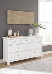 J&M Furniture - Ashley Furniture - Fortman Dresser - Dresser / White - B680-31