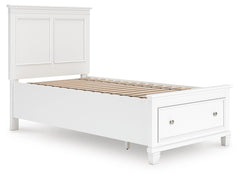 J&M Furniture - Ashley Furniture - Fortman Twin Panel Storage Bed - Twin Panel Storage Bed - B680B24
