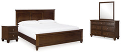 J&M Furniture - Ashley Furniture - Danabrin King Panel Bed, Dresser, Mirror and Nightstand - King Panel Bed, Dresser, Mirror and Nightstand - B685B14