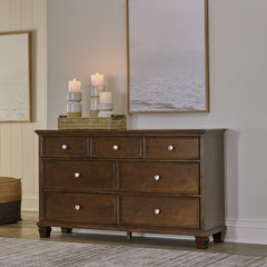 J&M Furniture - Ashley Furniture - Danabrin Dresser - Dresser / Brown - B685-31