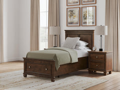 Danabrin Full Panel Storage Bed