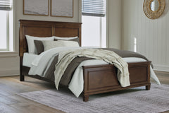J&M Furniture - Ashley Furniture - Danabrin Queen Panel Bed - Queen Panel Bed / Brown - B685B2
