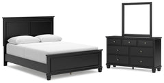J&M Furniture - Ashley Furniture - Lanolee Queen Panel Bed, Dresser and Mirror - Queen Panel Bed, Dresser and Mirror - B687B7