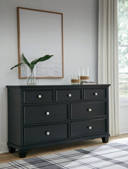 J&M Furniture - Ashley Furniture - Lanolee Dresser - Dresser / Black - B687-31