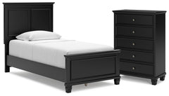 J&M Furniture - Ashley Furniture - Lanolee Twin Panel Bed and Chest - Twin Panel Bed and Chest - B687B30