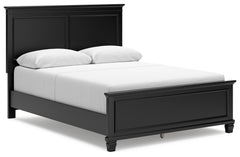 J&M Furniture - Ashley Furniture - Lanolee Queen Panel Bed - Queen Panel Bed / Black - B687B6