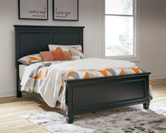 J&M Furniture - Ashley Furniture - Lanolee Full Panel Bed - Full Panel Bed / Black - B687B4