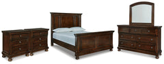 J&M Furniture - Ashley Furniture - Porter Queen Panel Bed, Dresser, Mirror and 2 Nightstands - Queen Panel Bed, Dresser, Mirror and 2 Nightstands - B697B52