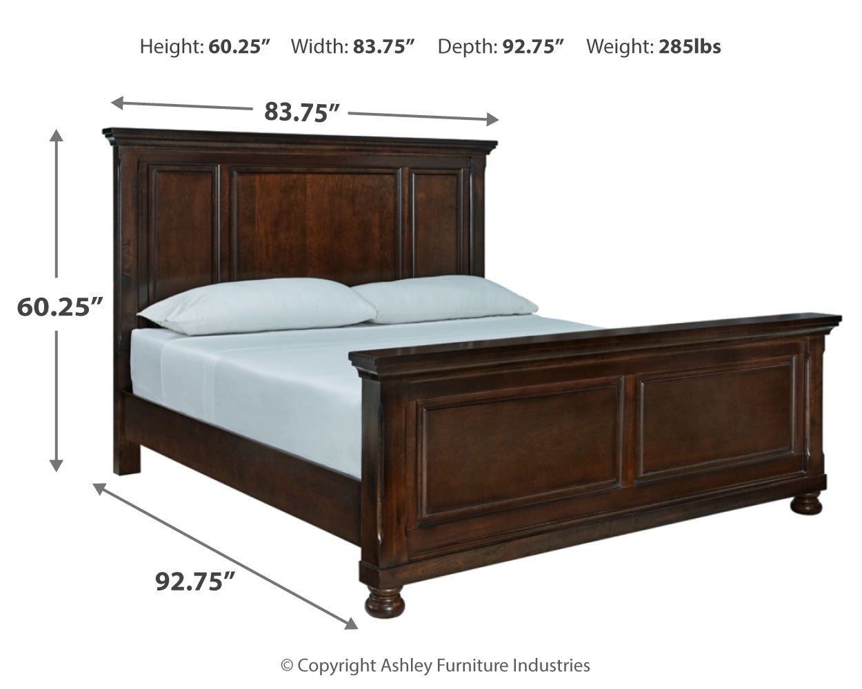 Porter California King Panel Bed